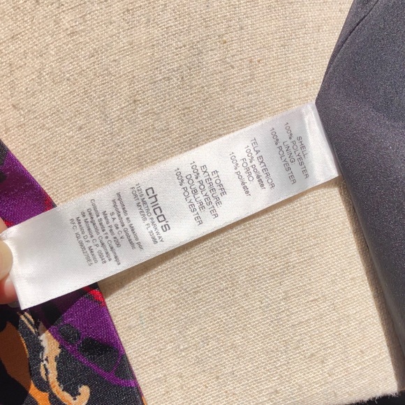 🩷 Chico’s red multi jacket NWT - Picture 15 of 16